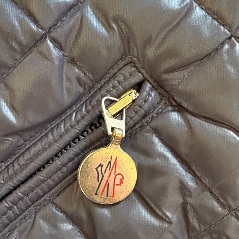 Moncler Dark Blue Quilted Kids Jacket - Picture 3 of 6